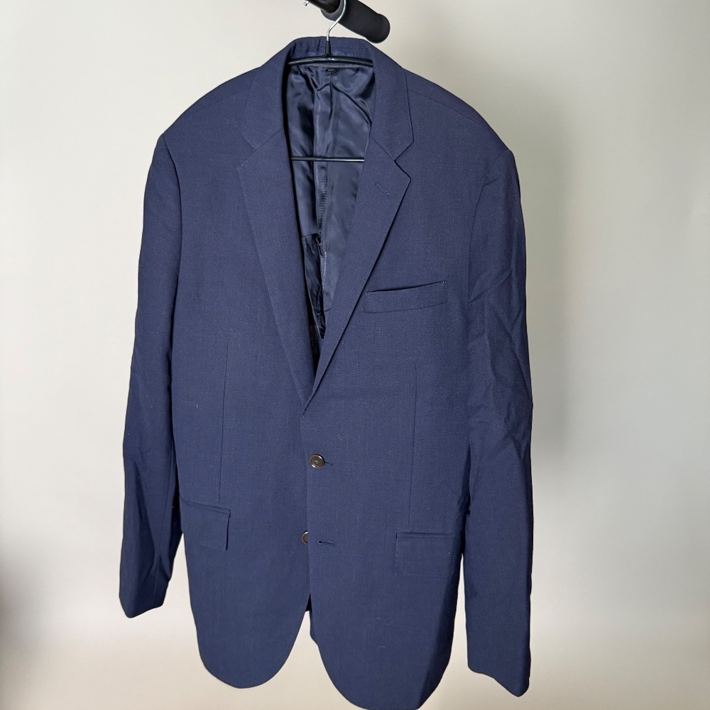 J. Crew Ludlow Navy Travel Blazer Size 40R